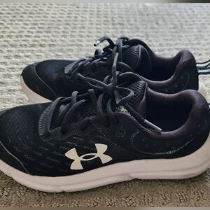 Under Armour Black and White Athletic Shoes